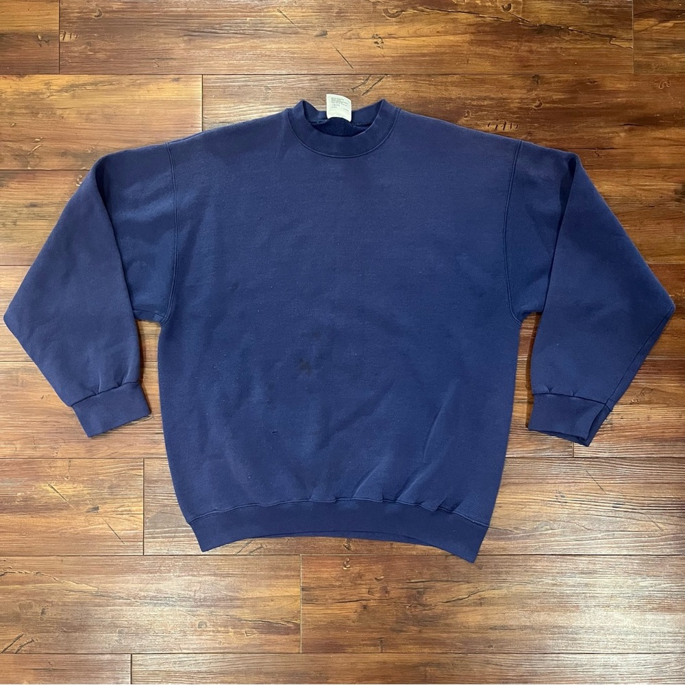 Vintage 90s Tultex Superweights Blank Crewneck Sweatshirt